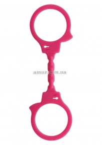 Наручники «ToyJoy Stretchy Fun Cuffs» розовые