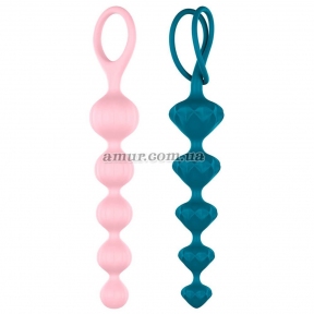 Набор анальных бус Satisfyer Beads Colored, силикон 