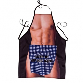 Кухонный фартук с плюшевым пенисом «Apron Men body»