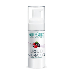 Лубрикант с эффектом вибрации Amoreane Med Liquid Vibrator Berries, 30 мл