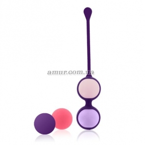 Набір вагінальних кульок Rianne S: Pussy Playballs Nude (15г, 25г, 35г, 55г)