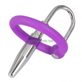 Эрекционное кольцо с уретральным расширителем «Penis Plug»