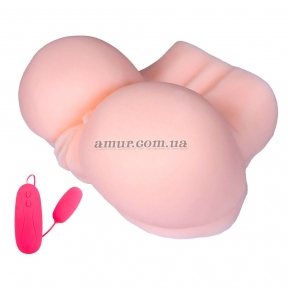  Мастурбатор вагіна-анус з вібрацією «Life-Sized Pussy & Ass XXL» 5 кг