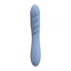 Смарт-вибратор с пульсацией Svakom Ava Neo Cornflower Blue, 15 режимов работы, водонепроницаемый