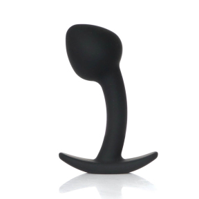 Анальная пробка Silicone Black Curved Plug M