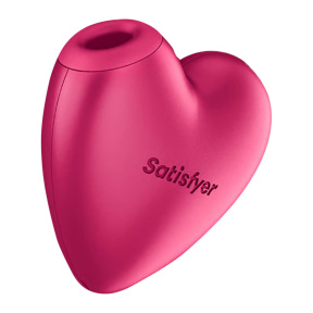 Вакуумний стимулятор Satisfyer Cutie Heart з Air Pulse і вібрацією, рожевий