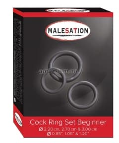 Эрекционные кольца «Malesation Cock Ring Set Beginner»