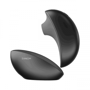 Вакуумний кліматичний смарт-стимулятор Svakom Pulse Galaxie Midnight Black, проектор зоряного неба