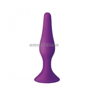 Анальная пробка на присоске MAI Attraction Toys №33, фиолетовая
