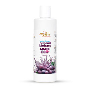 Лубрикант + массажное масло 2 в 1 MyLove Aroma Series Grape (виноград), 300 мл