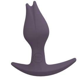 Анальна пробка Fun Factory BOOTIE FEM, фіолетова, у вигляді бутона
