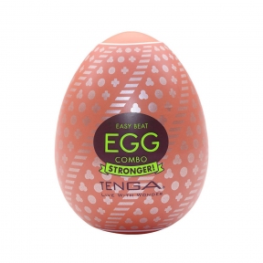 Мастурбатор-яйце Tenga Egg Combo, щільний TPE, пробник лубриканта 5 мл