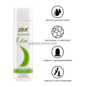 Лубрикант на водній основі pjur Woman Aloe, 100 мл