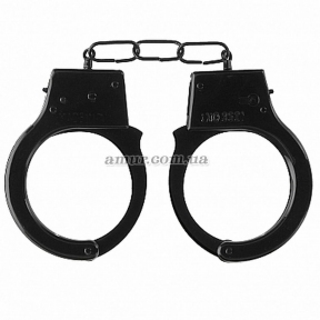 Металичесские наручники «Ouch! Beginners Handcuffs», черные