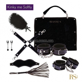 Подарунковий набір для BDSM Rianne S - Kinky Me Softly Black: 8 предметів задоволення