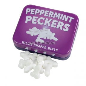 Цукерки у формі пеніса «Peppermint Peckers» 30 г
