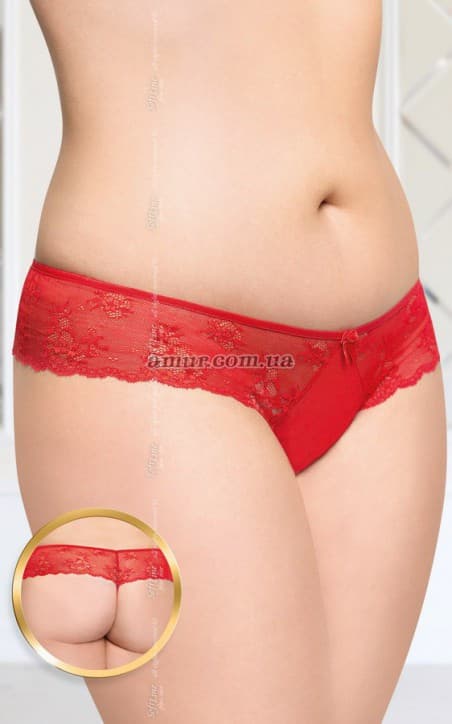 Трусики «G-String 2420 Plus Size» червоні