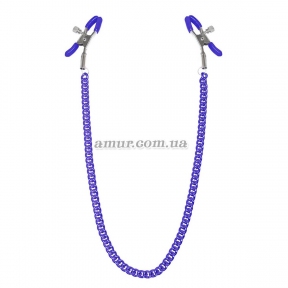 Затискачі для сосків з ланцюжком Feral Feelings - Nipple clamps Classic, фіолетові