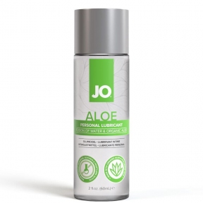 Лубрикант на водній основі JO H2O Organic Aloe, 60 мл, зволожувальний та заспокійливий ефект