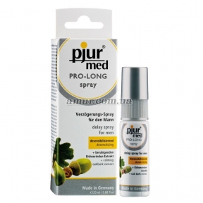 Пролонгирующий спрей pjur MED Prolong Spray с экстрактом дубовой коры и пантенолом, 20 мл