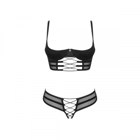 Комплект Obsessive Roxelia 2-pcs crotchless set