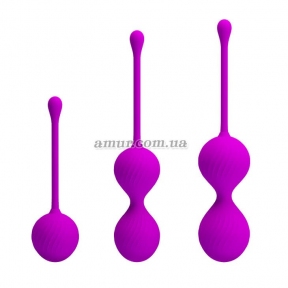Набір вагінальних кульок «Pretty Love Kegel Balls Set 3pcs»
