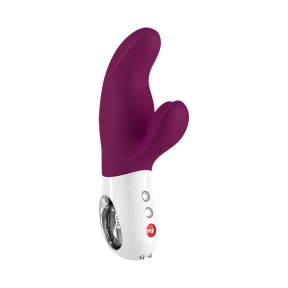Вибратор-кролик Fun Factory MISS BI, фиолетовый, 2 независимых мотора, диаметр 4,2 см