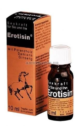 Краплі для стимуляції статевого потягу «Erotisin» 10 мл