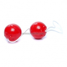 Вагінальні кульки «Duo-Balls» червоні