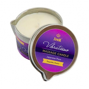 Свеча для массажа «Vibratissimo Japanese Plum», 100 мл