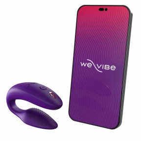 Смарт-вибратор для пар We-Vibe Sync 2, фиолетовый, 10 виброрежимов, пульт ДУ