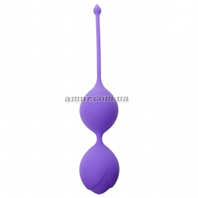 Вагінальні кульки «Silicone Kegel Balls 2» фіолетові