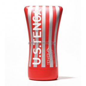 Мастурбатор Tenga US Soft Tube Cup, мягкая подушечка большая, сдавливаемая