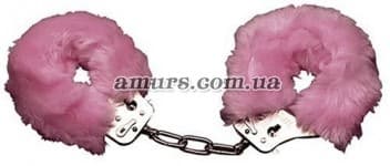 Наручники с розовым пушком «Love Cuffs Rose»