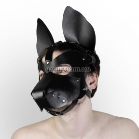 Шкіряна маска собаки 2 в 1 Feral Feelings, знімна морда