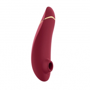 Вакуумний кліторальний стимулятор Womanizer Premium 2, бордовий, функції Autopilot та Smart Silence