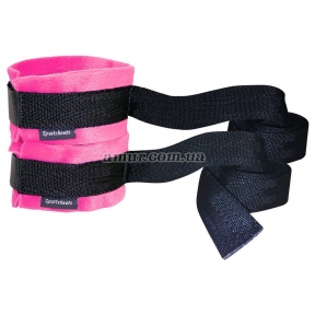 Наручники Sportsheets Kinky Pinky Cuffs тканевые, с лентами для фиксации