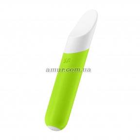 Минивибратор с гибким язычком Satisfyer Ultra Power Bullet 7, зеленый