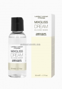 Лубрикант на силиконовой основе MixGliss Dream Camelia Blanc с ароматом белой камелии, 50 мл
