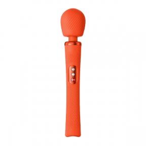 Вибромассажер Fun Factory VIM Vibrating Wand, оранжевый, супермощный и легкий, до 6 часов работы