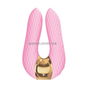Вибратор для клитора Shunga Aiko, розовый, гибкие кончики