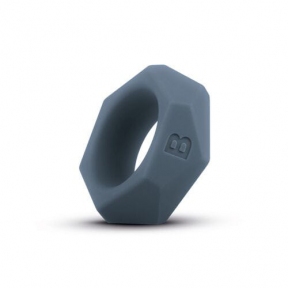Эрекционное кольцо Boners Diamond Cock Ring, серый, внутренний диаметр 3,2 см