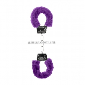 Наручники с фиолетовым мехом «Beginners Handcuffs Furry»