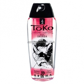Лубрикант Shunga Toko Aroma - Sparkling Strawberry Wine, 165 мл