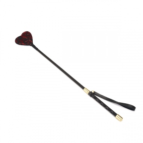 Шльопавка-серце Liebe Seele Victorian Garden Riding Crop, двостороння