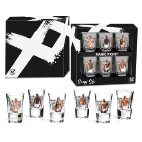 Набор стопок «Sexi Sip Magic Print Men», 6 шт. по 35 мл