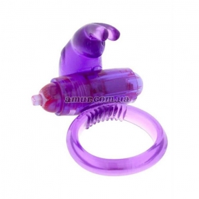 Эрекционное кольцо «Cockring Rabbit», фиолетовое