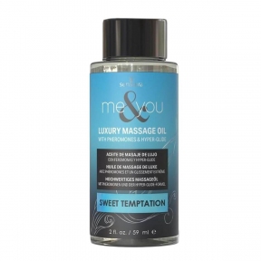 Массажное масло Sensuva Me&You - Sweet Temptation (Vanilla, Sugar & Sweet Pea), 59 мл