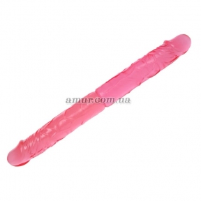 Двосторонній фалоімітатор «Double Dong» 36 см, рожевий