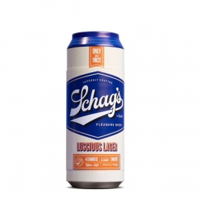 Мастурбатор – банка пива Blush Schag's Luscious Lager Masturbator Frosted, самосмазывающийся, вакуум